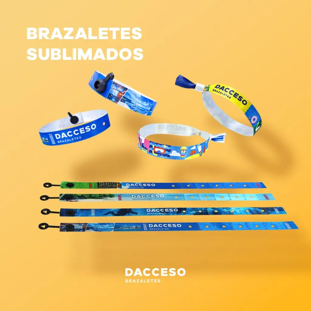 brazaletes sublimados